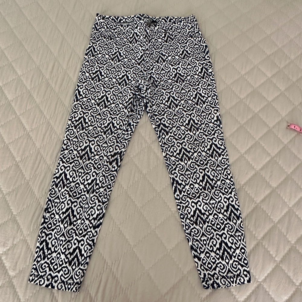 Orange Fashion Village Women’s Slim Crop Ankle Pant - Size L